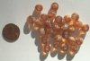 20 8mm Round Topaz with Millefiore Flower